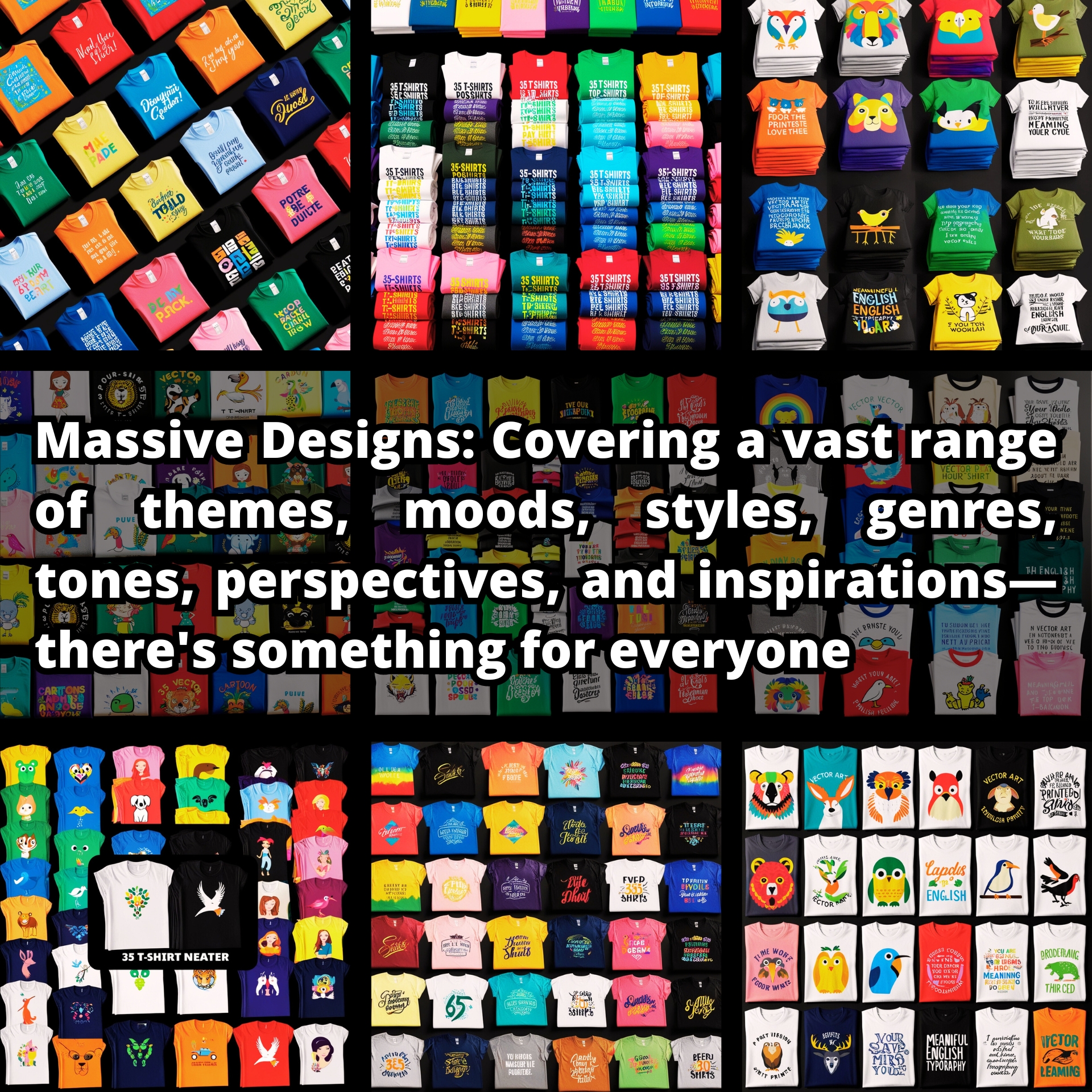 100,000+ T-Shirt Designs: Elevate Your Printing Business Today! - Image 3