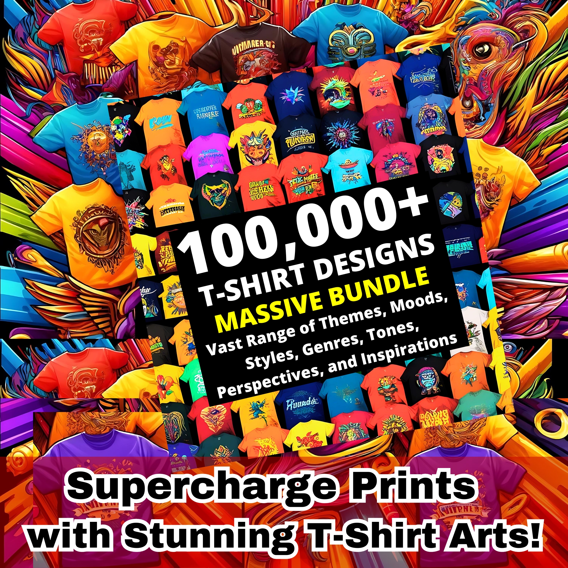 100,000+ T-Shirt Designs: Elevate Your Printing Business Today!