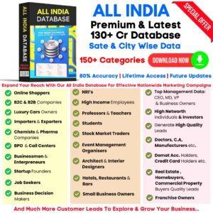 ALL INDIA Leads Database Bundle
