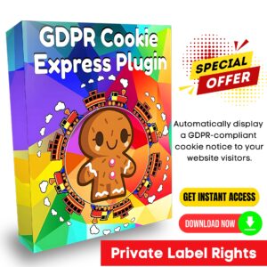 WP GDPR Cookie Express Plugin - PLR Package